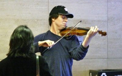 Violinst i tunnelbanan
